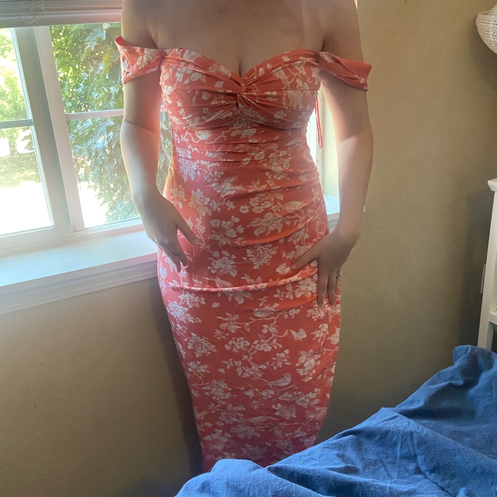 Pink and white Abercrombie and Fitch dress new with tags